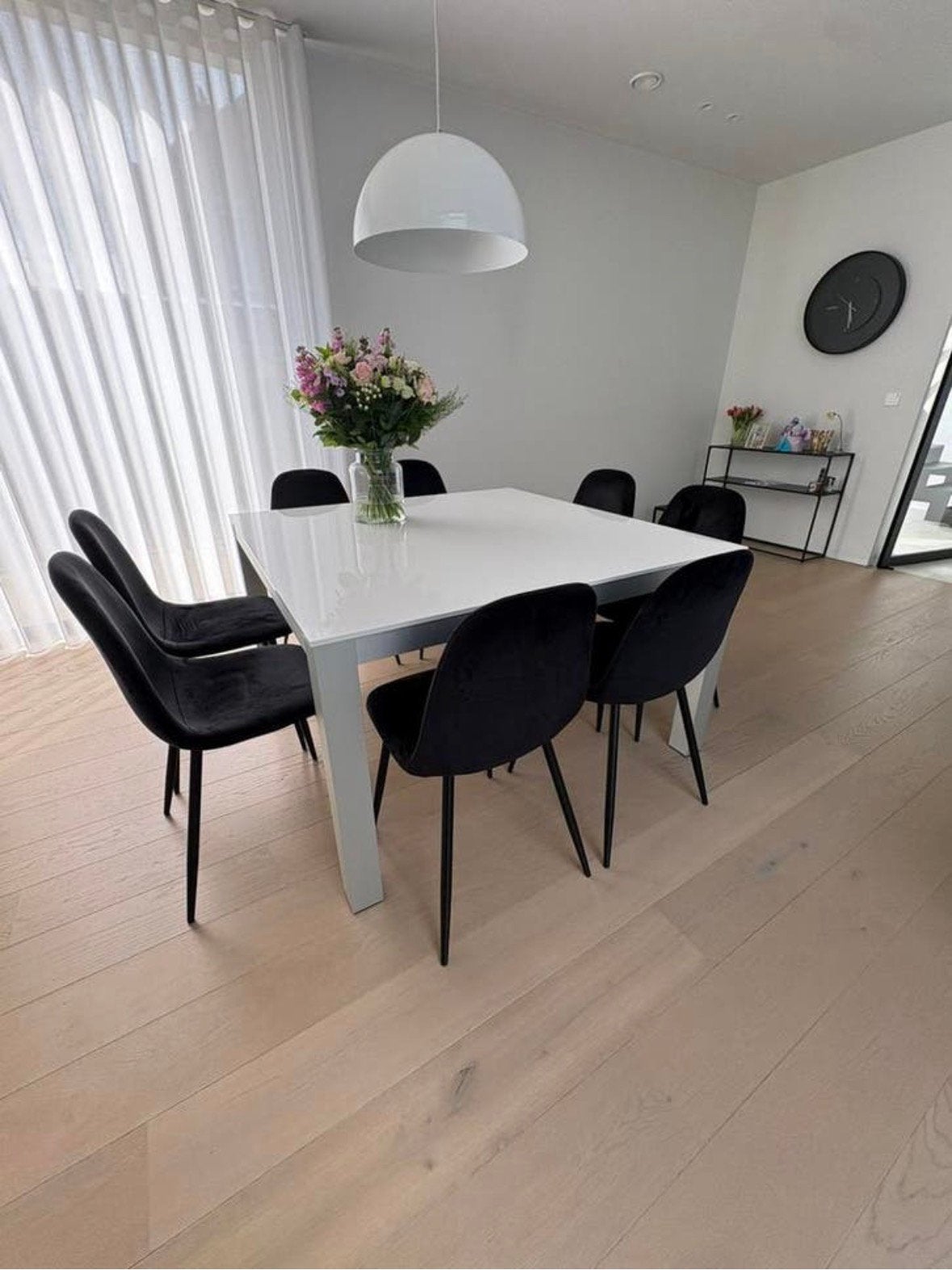 Eettafel wit, Huis en Inrichting, Tafels | Eettafels, Ophalen, Zo goed als nieuw