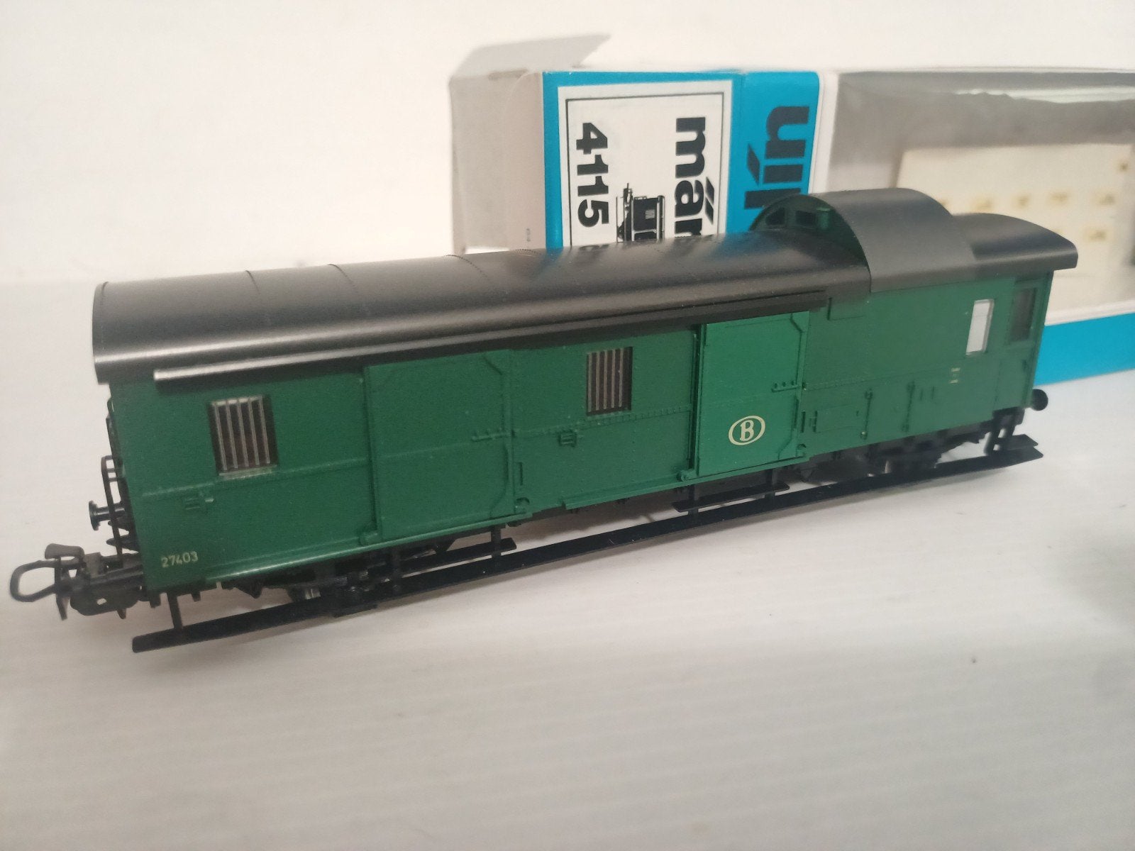Marklin NMBS pakwagen, Wisselstroom, Gebruikt, Wagon, Ophalen of Verzenden