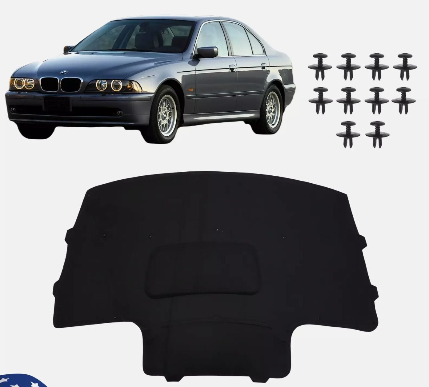 BMW E39 Motorruimte isolatie BMW 5 Touring E39 motorkap isol, -, -, Nieuw, Ophalen of Verzenden