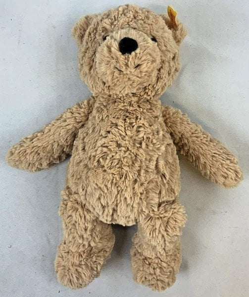 Steiff Fynn Teddybeer Lichtbruin knuffel Knopf im Ohr 11305, Verzamelen, Verzenden, Zo goed als nieuw, Stoffen beer, Steiff