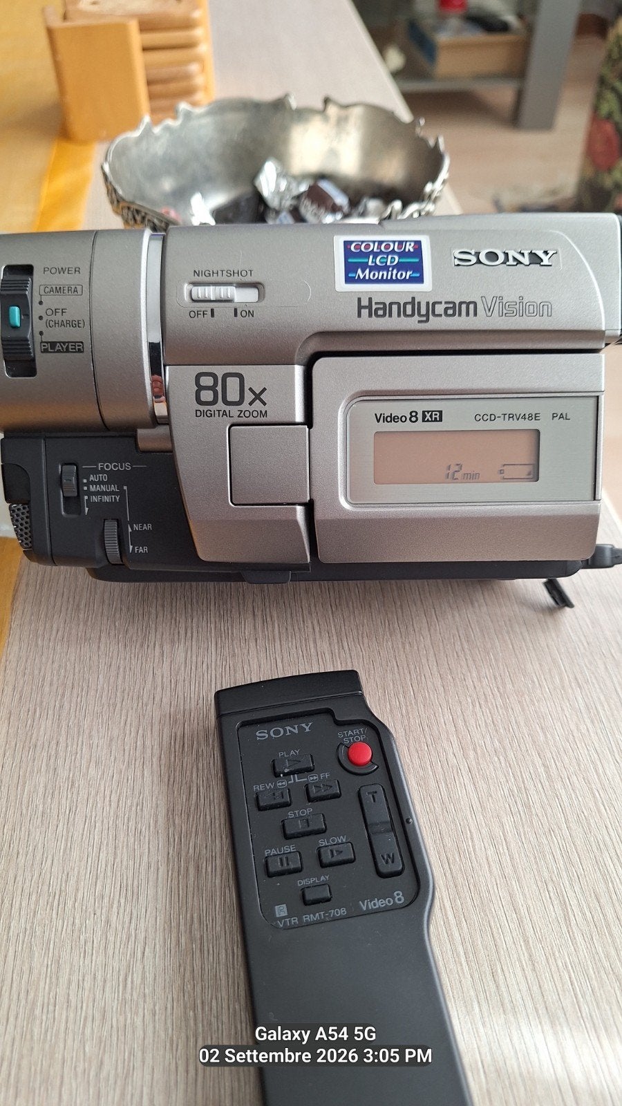 te koop Sony handycam vision prijs 90euro werk perfect, TV, Hi-fi & Vidéo, Caméscopes analogiques, Enlèvement, Caméra