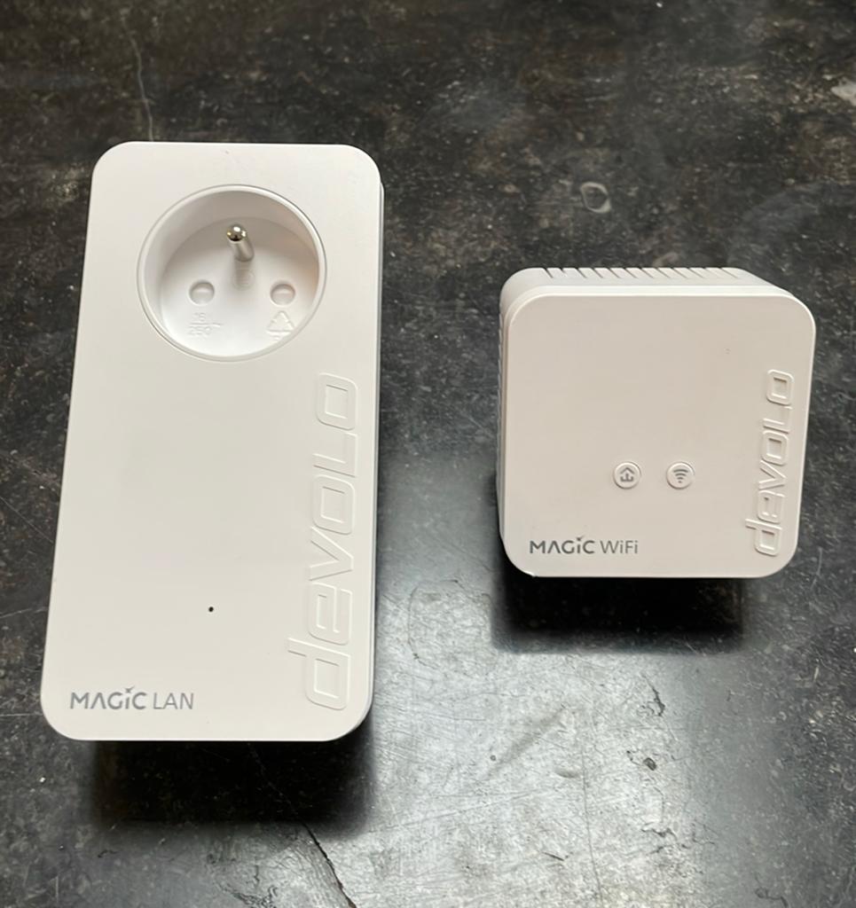 Devolo adaptateur cpl magic 1 lan + magic wifi, Computers en Software, Powerlines, Ophalen, Zo goed als nieuw
