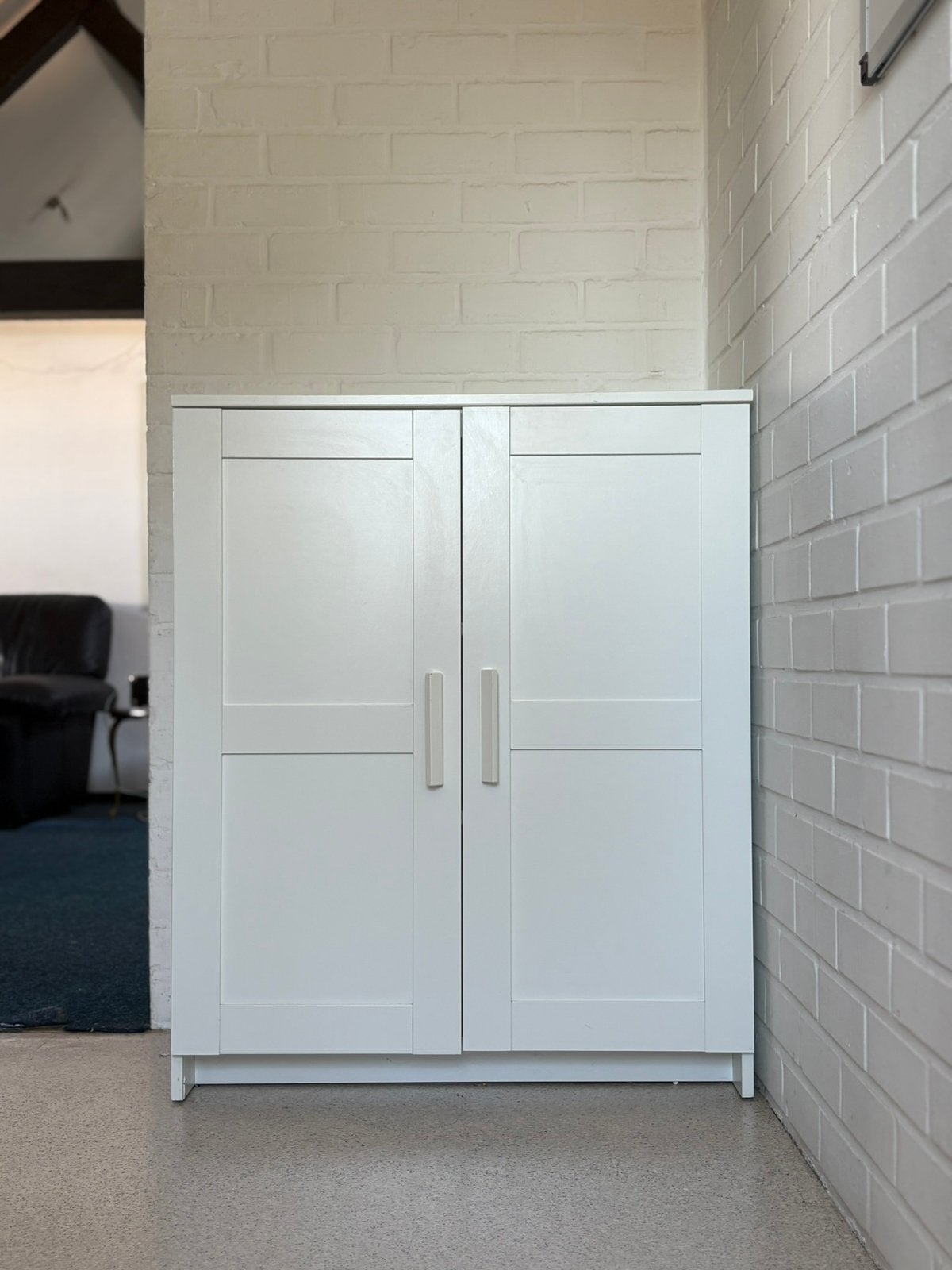 Witte kast, Huis en Inrichting, Kasten | Kleerkasten, Ophalen, Gebruikt