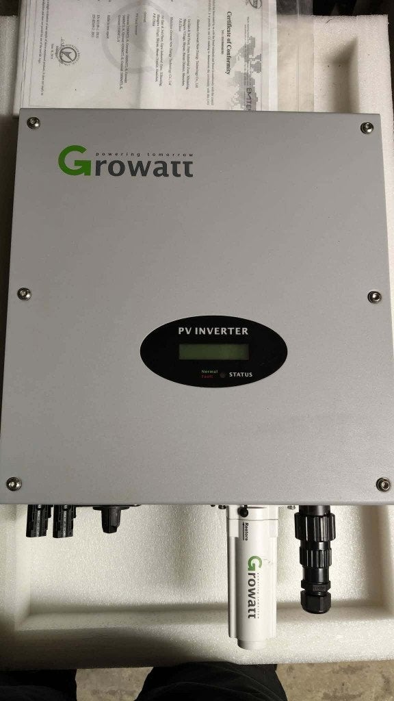 growatt pv omvormer, Doe-het-zelf en Bouw, Zonnepanelen en Toebehoren, Ophalen, Gebruikt