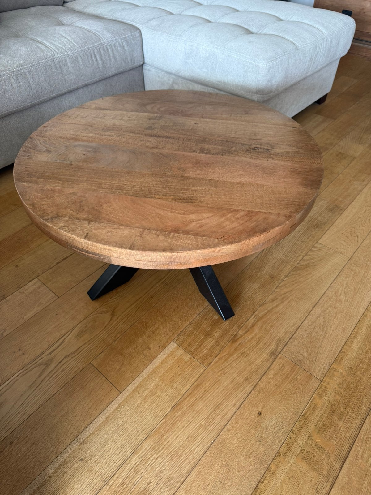 Table de salon comme NEUF, Huis en Inrichting, Tafels | Salontafels, Ophalen, Zo goed als nieuw, Rond