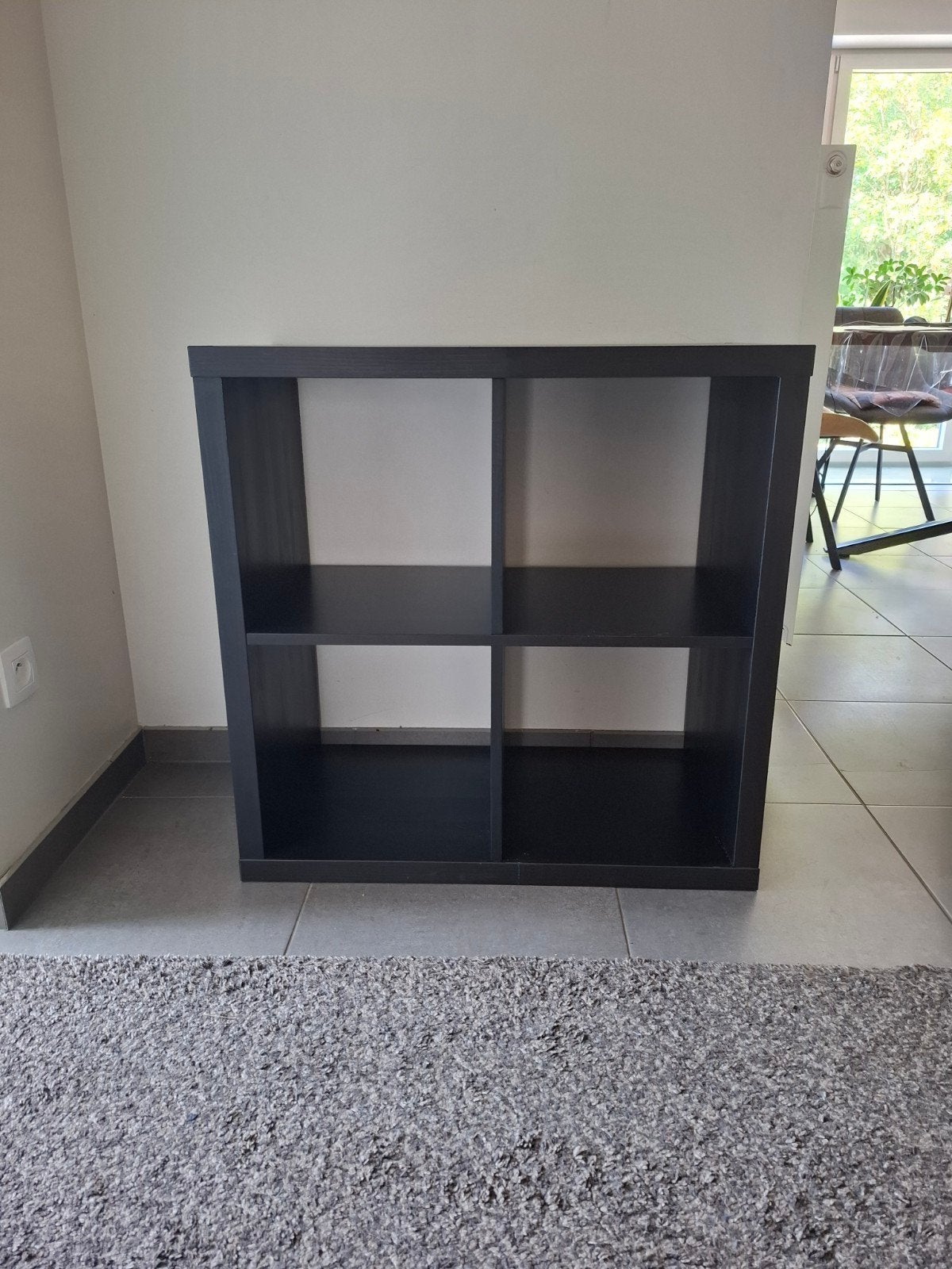 KALLAX ikea kast zwart, Huis en Inrichting, Kasten | Wandmeubels, Ophalen