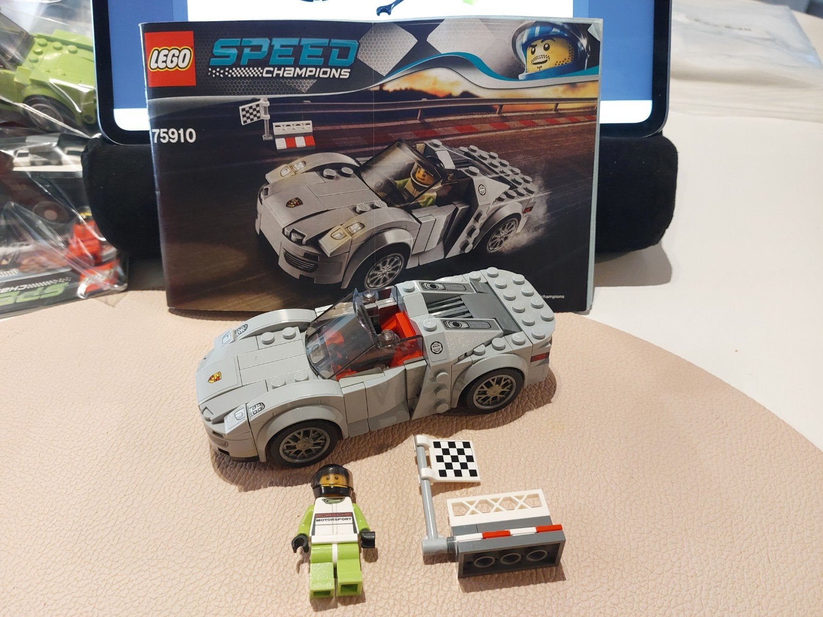 Lego Speed Champions 75910 Porsche 918 Spyder, Lego, Zo goed als nieuw, Inclusief minifiguren, Speed Champions
