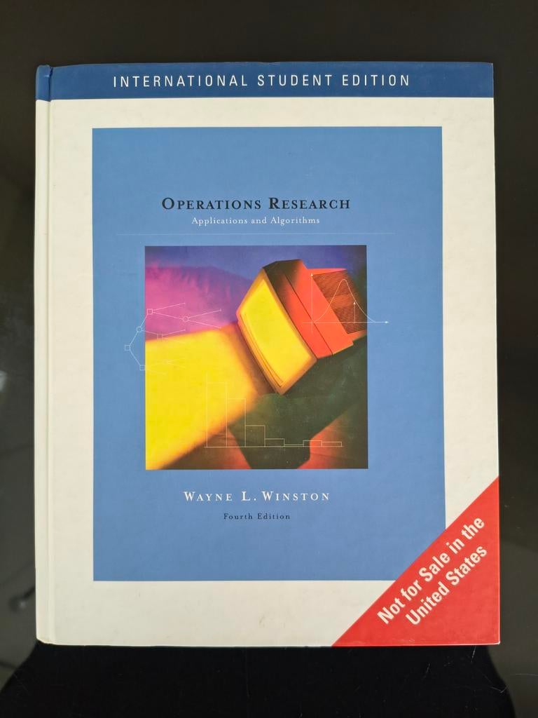 Operations Research - Applications and Algorithms, Boeken, Ophalen