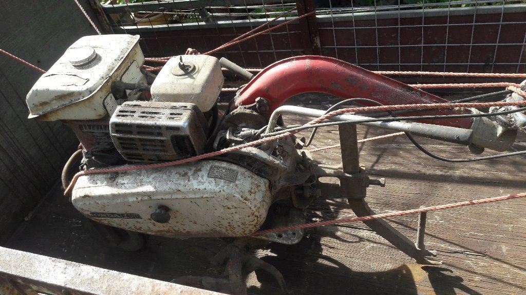 MOTOCULTEUR HONDA F400, Doe-het-zelf en Bouw, Gereedschap | Freesmachines, Ophalen, Gebruikt, Tuinfrees, Benzine