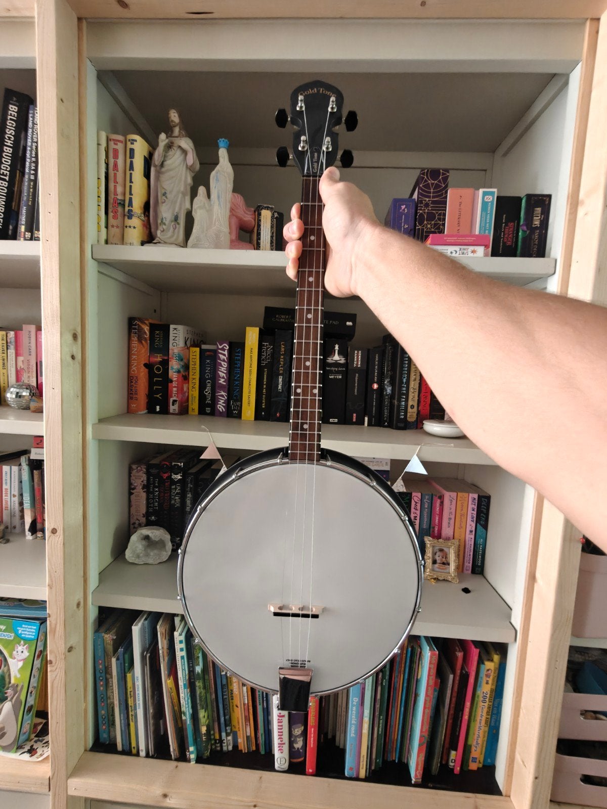 Ierse tenor banjo gold tone AC-4 IT, Enlèvement