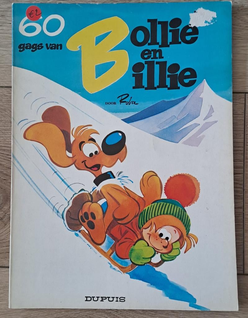 6 - 60 gags van Bollie en Billie, Boeken, Stripverhalen, Gelezen, Eén stripboek, Ophalen of Verzenden