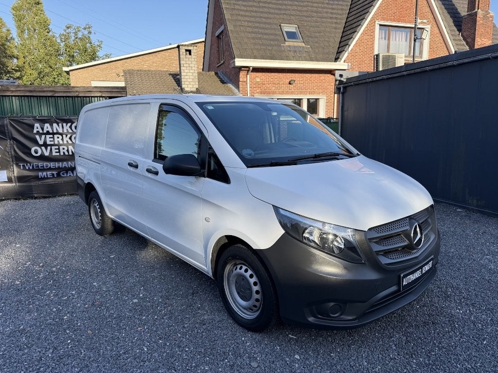 Mercedes Vito 109 CDI, 2018, 51.000km, 3-Zit, Parkeersensor, Auto's, Dealer onderhouden, Stof, Euro 6, 4 cilinders