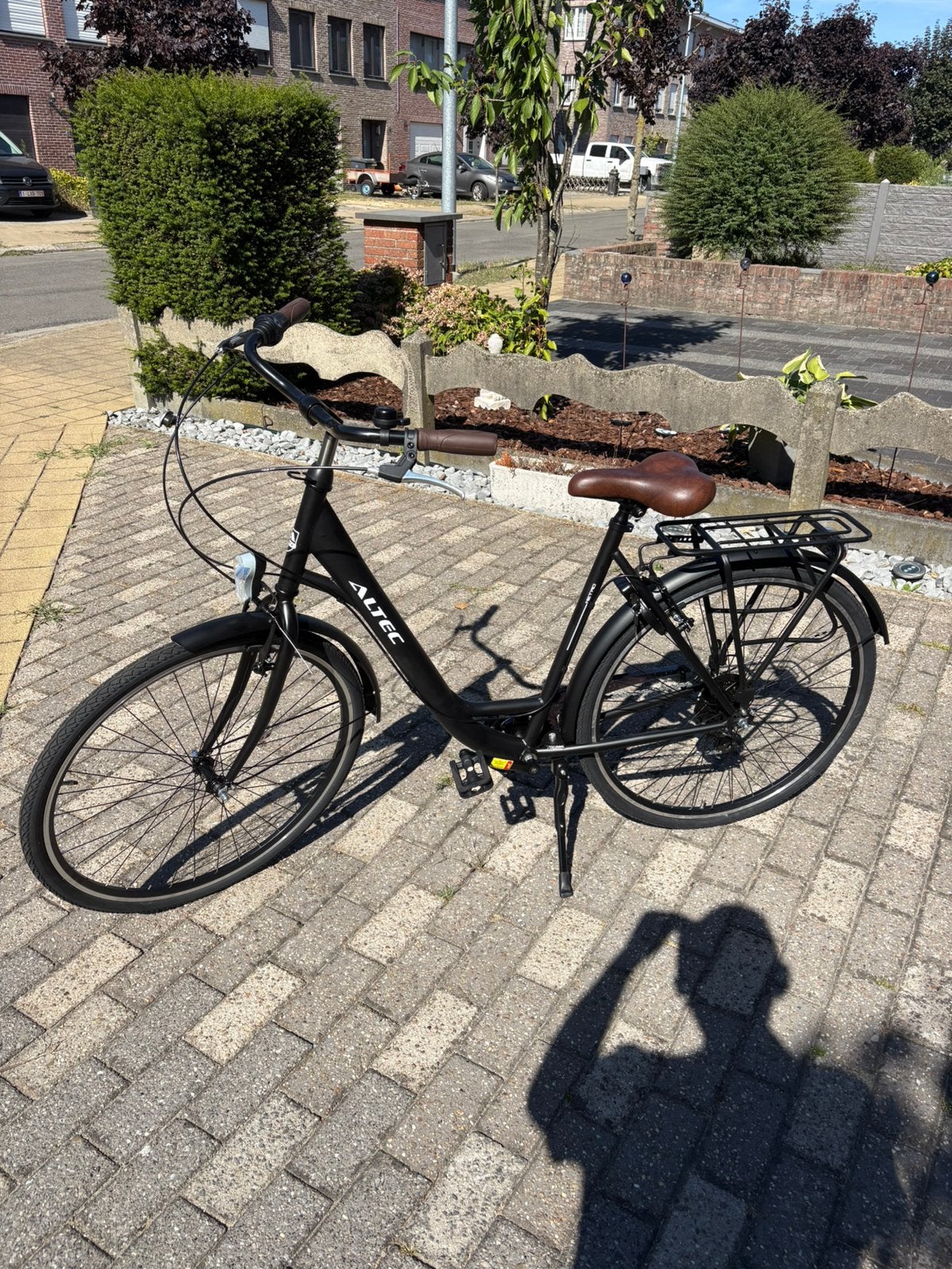 Altec Metro Damesfiets 28 inch - Mat Zwart, Ophalen, Velgrem, 47 tot 50 cm, Versnellingen