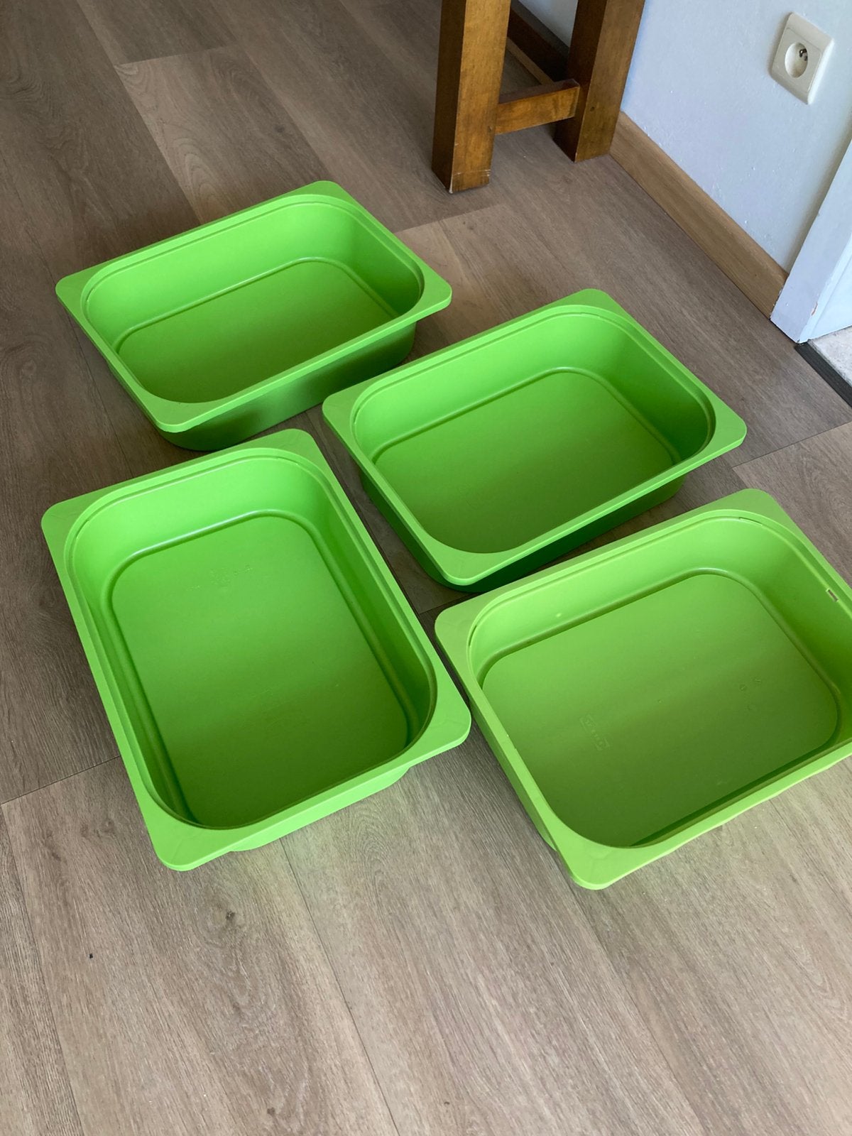 Set van 4 opbergbakjes, Doe-het-zelf en Bouw, Gereedschapskisten, Ophalen, Nieuw