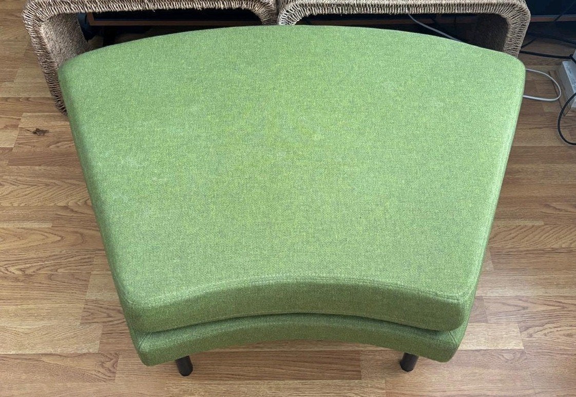 Pouf en tissus vert, Ophalen