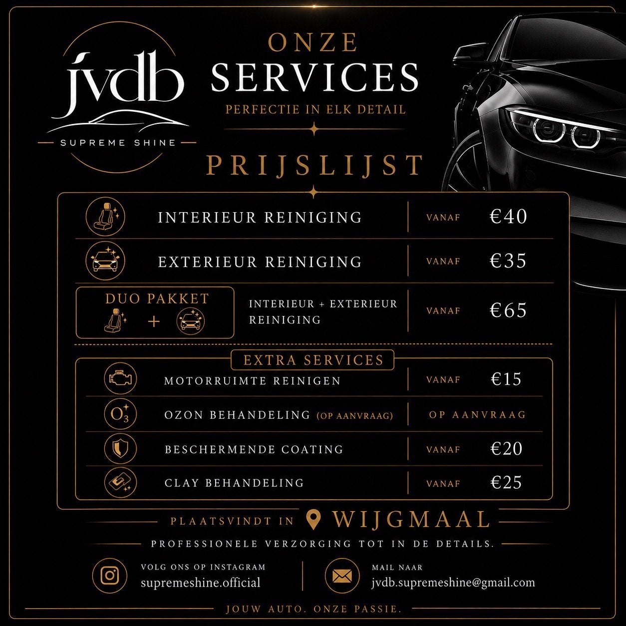 Auto detailing - tot in de details, Auto's, Bedrijf, Te koop