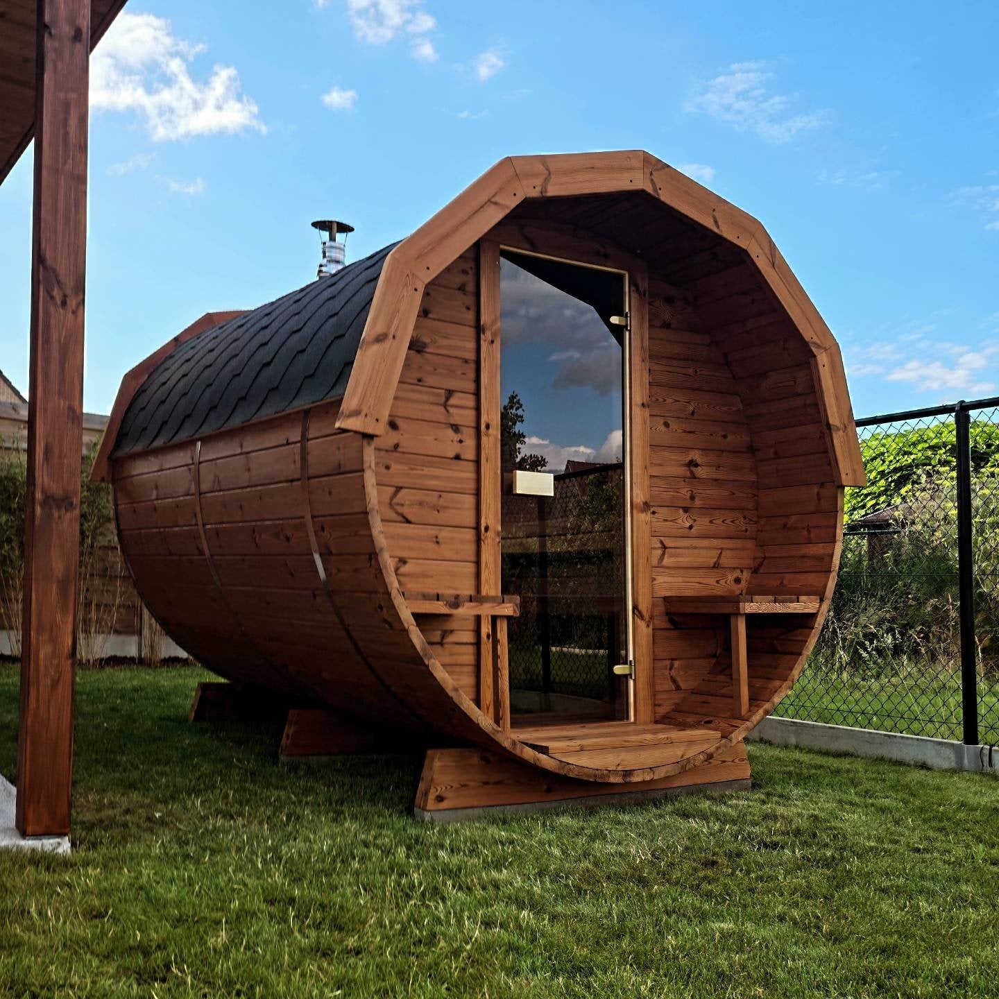Livraison et installation gratuites du sauna 3M Barrel - 10 , Enlèvement ou Envoi