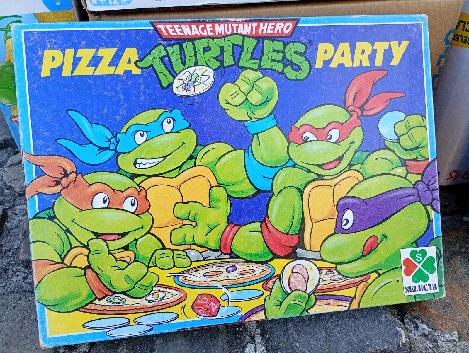 Gezelschapsspel Pizza Turtles Party, Hobby en Vrije tijd, Gezelschapsspellen | Overige, Ophalen of Verzenden