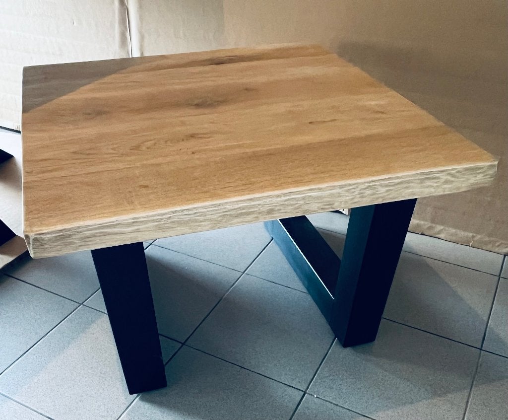 Salontafel eik, Ophalen, Zo goed als nieuw, Vierkant, Eikenhout