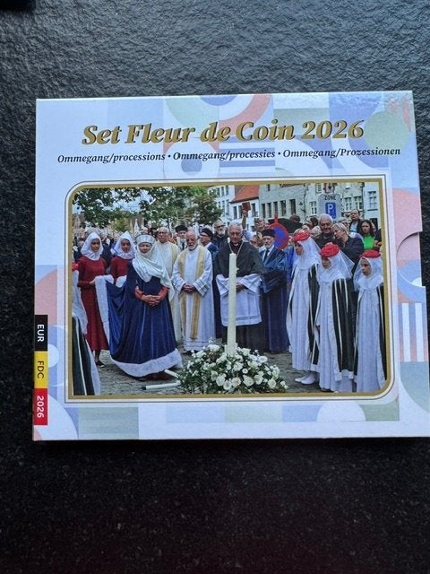 BU set Belgie 2026, Enlèvement ou Envoi, Autres valeurs, Série