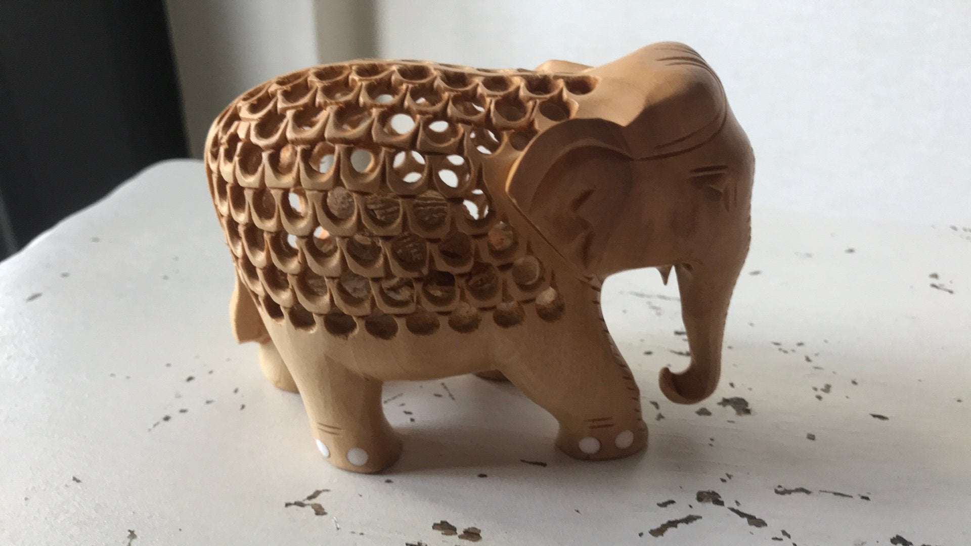 Houten olifant met baby, Ophalen of Verzenden, Nieuw
