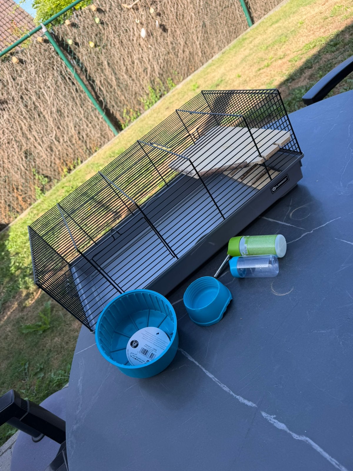 Hamsterkooi met toebehoren, Ophalen, Zo goed als nieuw
