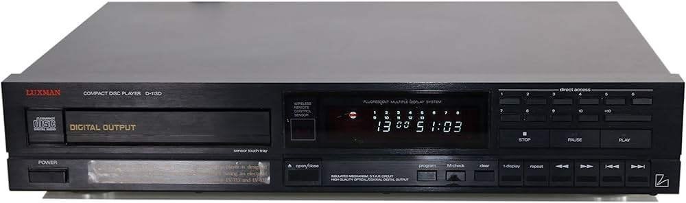 Luxman D-113 D CD Player Black, Audio, Tv en Foto, Cd-spelers, Ophalen, Zo goed als nieuw, Overige merken