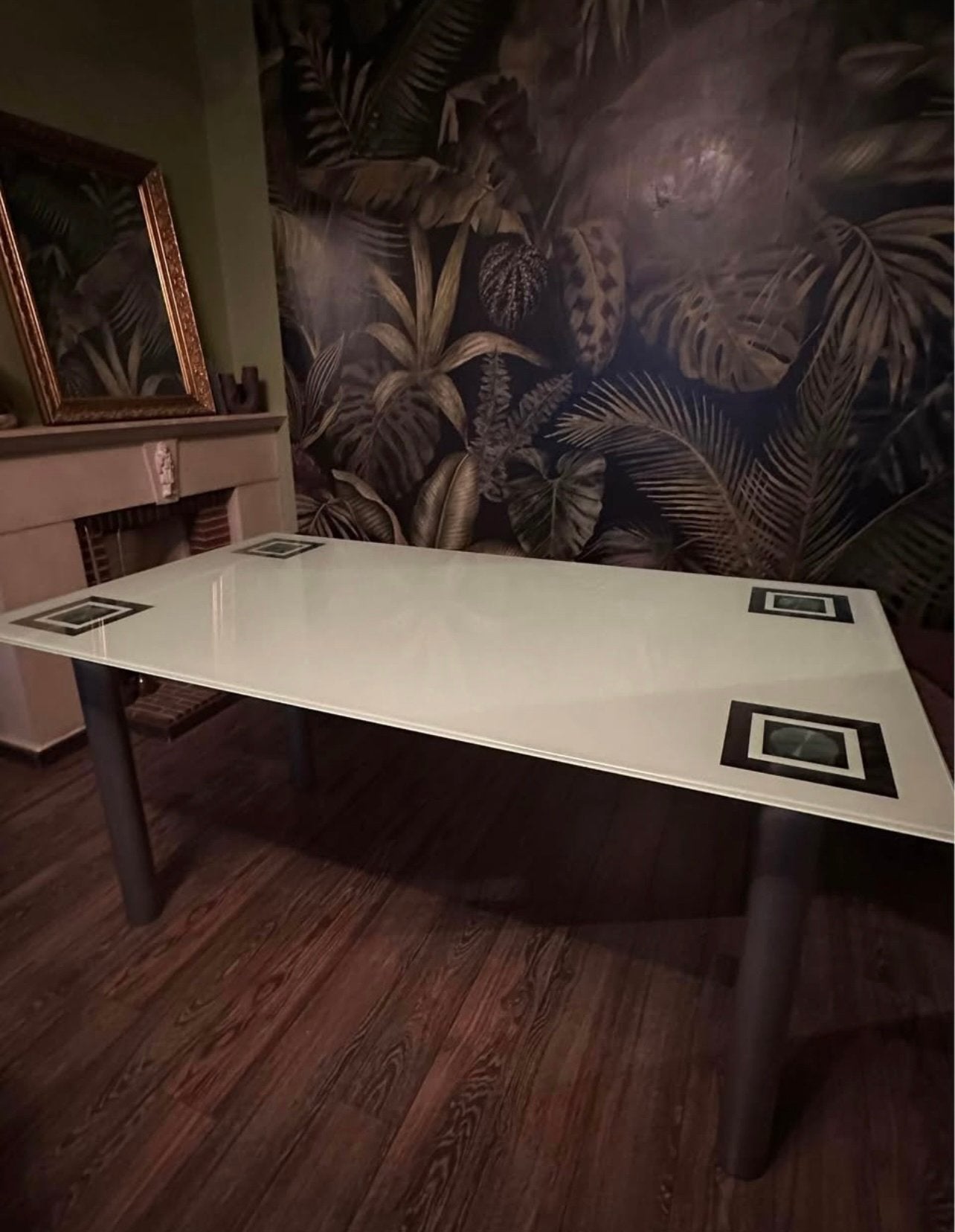 Table de salle à manger, Maison & Meubles, Enlèvement, Comme neuf, Verre, Autres types