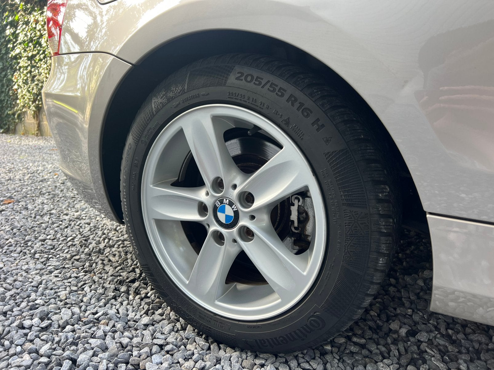 Lichtmetalen velgen set / winterbanden / bmw 1/3 serie, Gebruikt, 16 inch, Band(en), Personenwagen