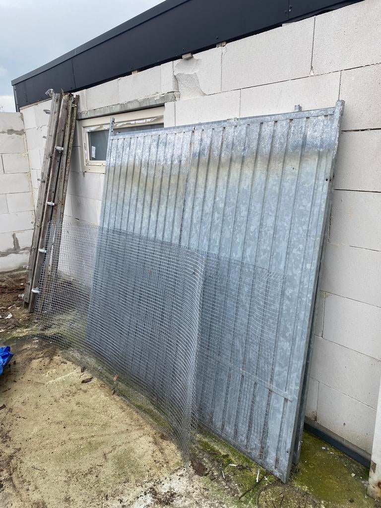 Hondenkennel met 2 hokken, Dieren en Toebehoren, Hondenhokken, Ophalen, Hondenkennel, 100 cm of meer, 110 cm of meer