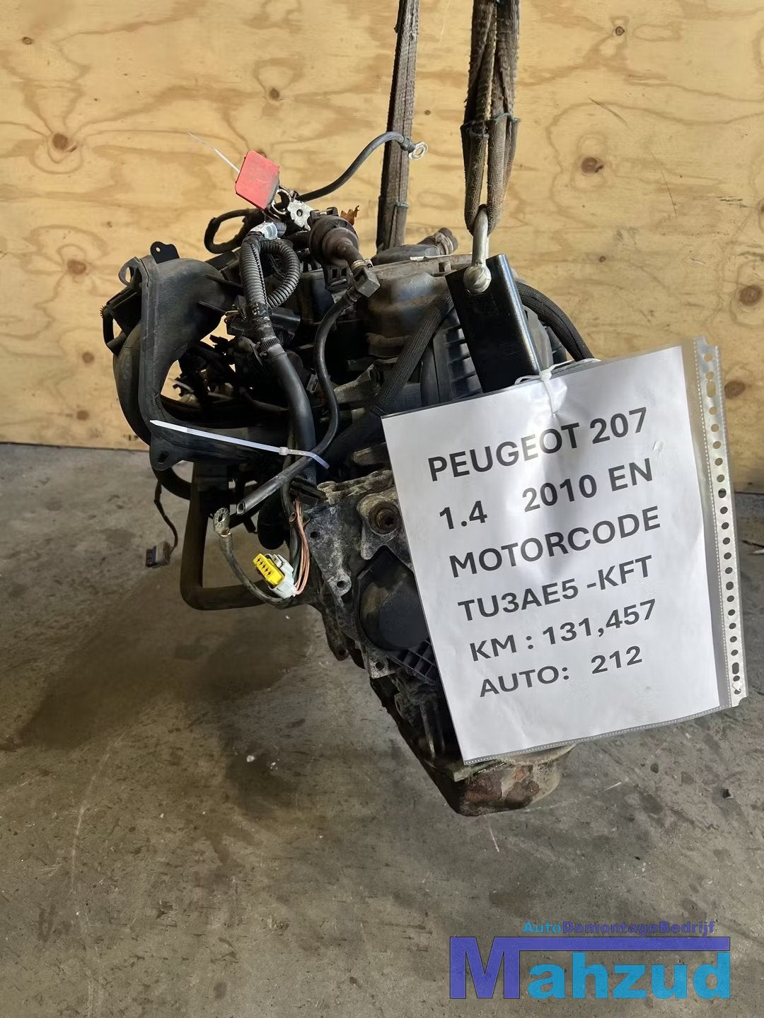 PEUGEOT 207 1.4 KFT Motor motorblok engine moteur, Taurusavenue 1
2132 LS  Hoofddorp, NL, Gebruikt, Contact.group@renault.com