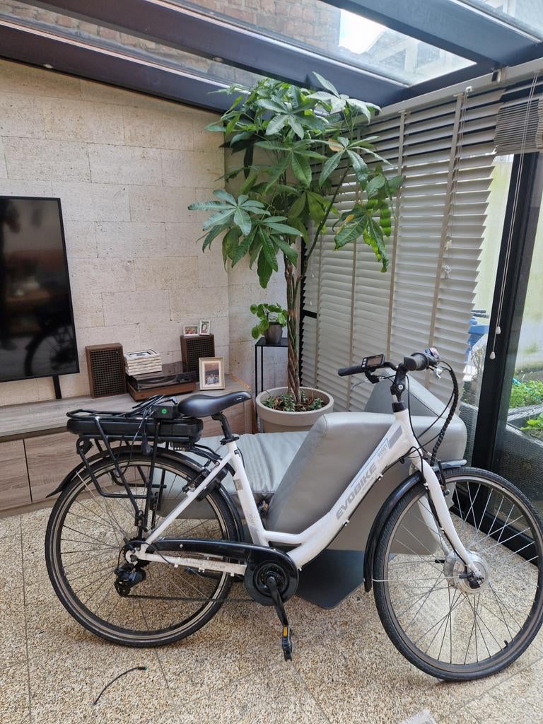 Evobike minerva electrische fiets, Gebruikt, 47 tot 51 cm, 50 km per accu of meer, Ophalen