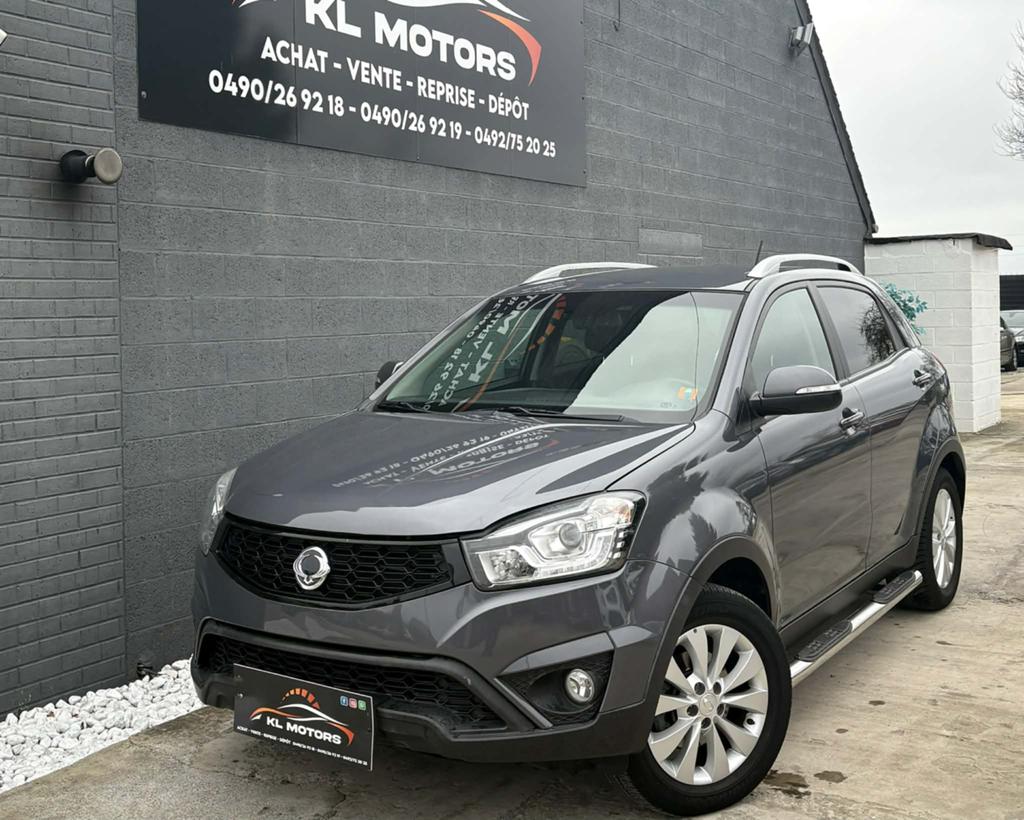 SsanYong Korando 2.2d 80 000Km Carpass 2017 Euro 6b, Autos, SsangYong, Argent ou Gris, Achat, Entreprise, Boîte manuelle