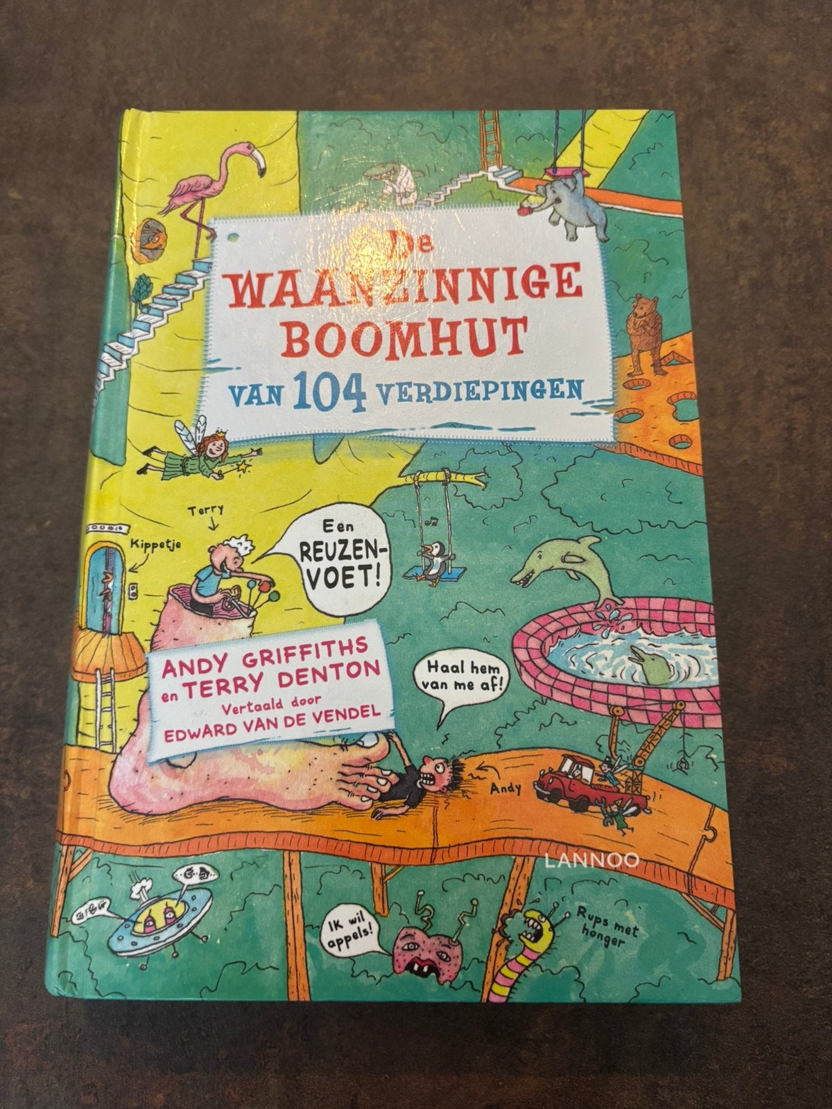 De waanzinnige boomhut van 104 verdiepingen, Boeken, Ophalen, Zo goed als nieuw, Fictie