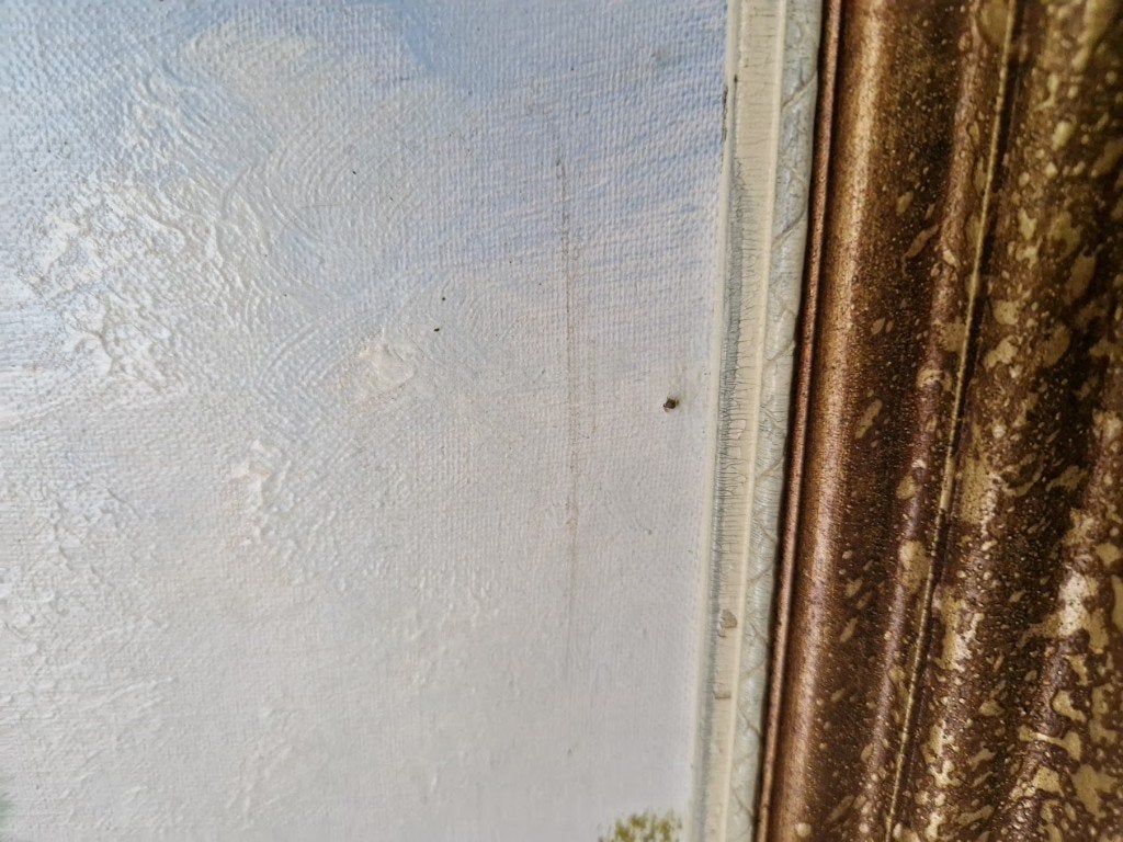 Schilderij landschap, Antiek en Kunst, Kunst | Schilderijen | Klassiek, Ophalen, Landschap
