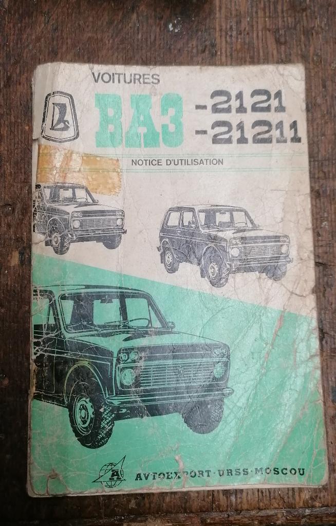 Lada 2121 21211 boekje met autohandleiding, Verzenden