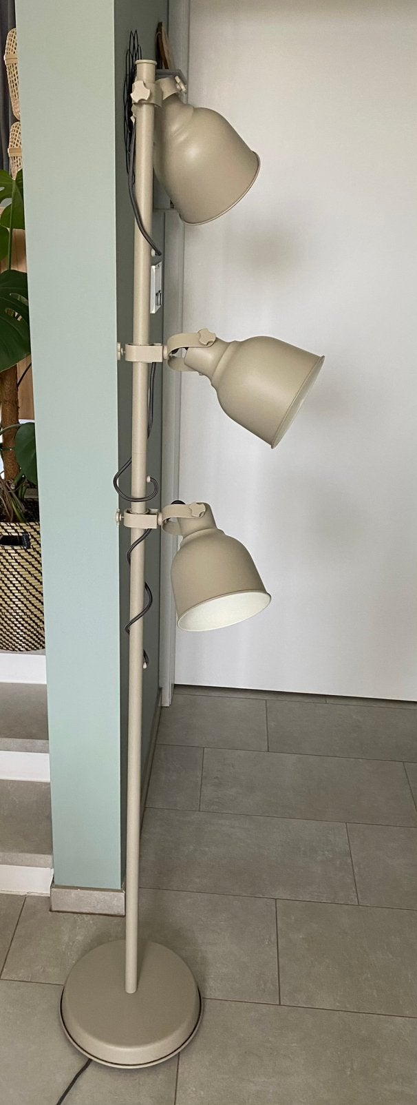 Staande lamp Hektar Ikea, Ophalen, Zo goed als nieuw, Metaal, 150 tot 200 cm