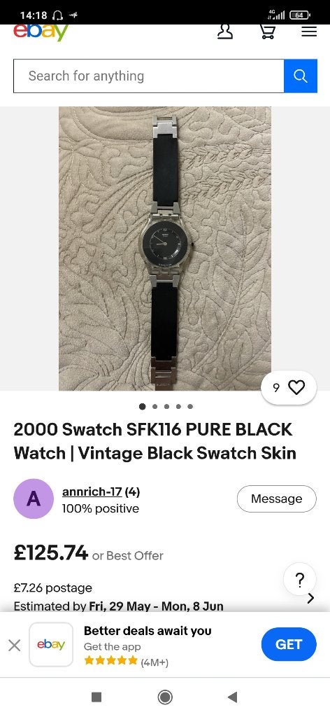 Montre, Bijoux, Sacs & Beauté, Montres | Hommes, Montre-bracelet, Cuir, Swatch, Enlèvement