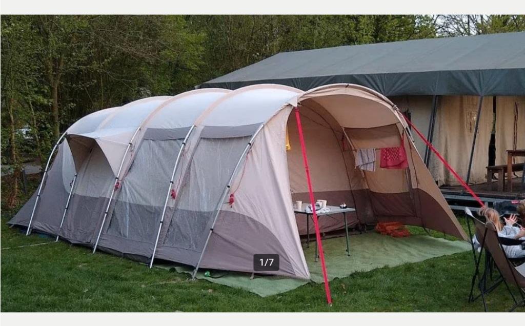 nomad lodge 5.1 tent meer dan 7 meter lang (368), Caravanes & Camping, Enlèvement, Utilisé, Jusqu'à 5