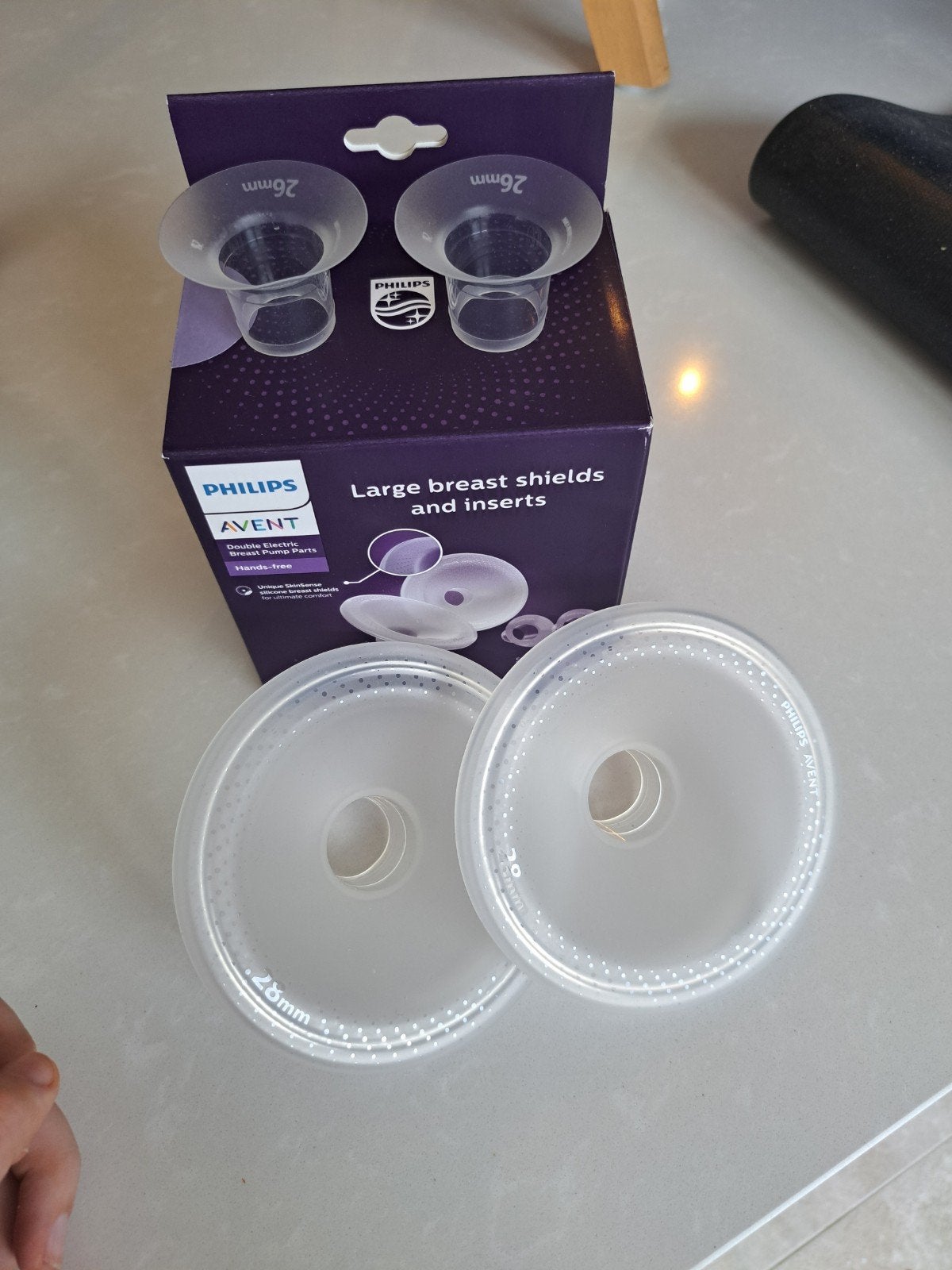 philips avent borstkolf inleggers 28mm en 26mm, Enlèvement, Tire-lait
