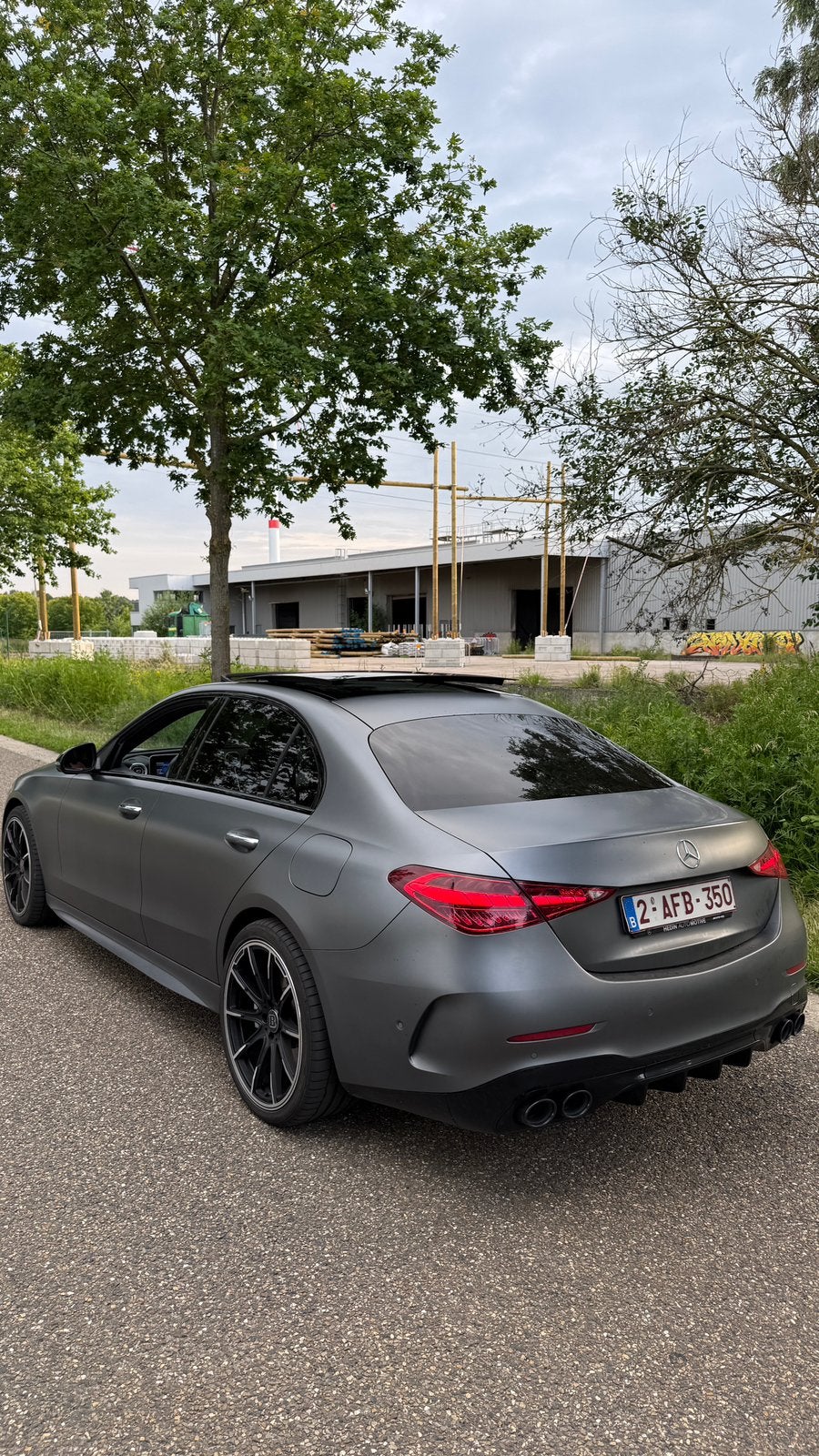 Mercedes C300e AMG Line | Burmester | 360° | Memory full, Auto's, Automaat, Euro 6, Bruin, C-Klasse