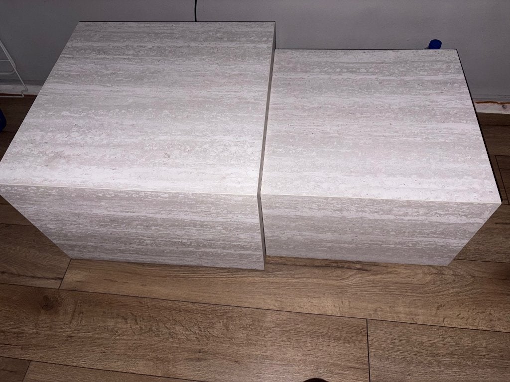 Lot table basse, Huis en Inrichting, Tafels | Salontafels, Ophalen, 50 tot 100 cm, Vierkant, 50 tot 100 cm