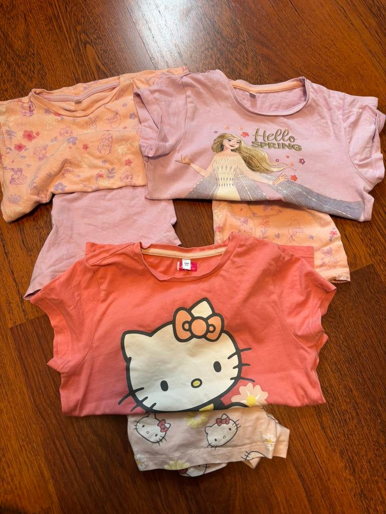 Shortama / Zomerpyjama / Pyjama met korte mouwen en short, Ophalen of Verzenden, Gebruikt, Meisje, Nacht- of Onderkleding