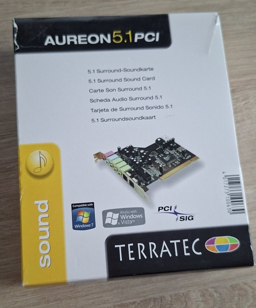 Carte son Aureon 5.1 PCI, Computers en Software, Ophalen of Verzenden, Gebruikt, Intern, Terratec