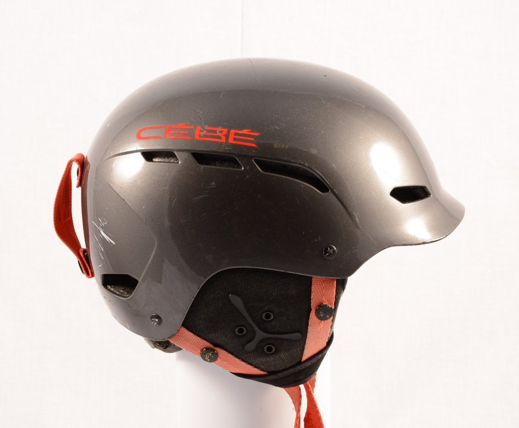 55 56 57 58 cm ski snowboard helm CEBE DUSK, grey/red, Gebruikt, Verzenden, Overige typen, Carve