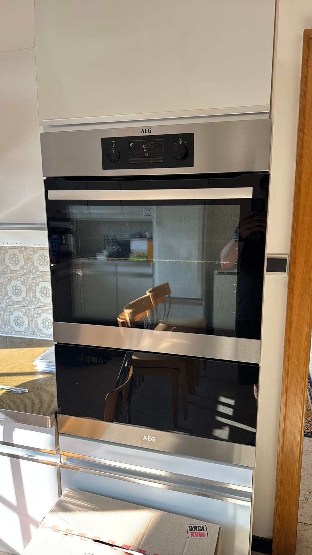Aeg oven en bordverwarmer, Elektronische apparatuur, Ovens, Ophalen, Zo goed als nieuw, AEG, Oven