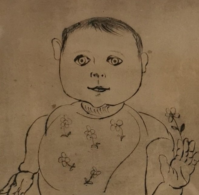 Paul Van den Abeele (Aalst 1929-2014), Portret, 42 cm, Genummerd, Ophalen of Verzenden