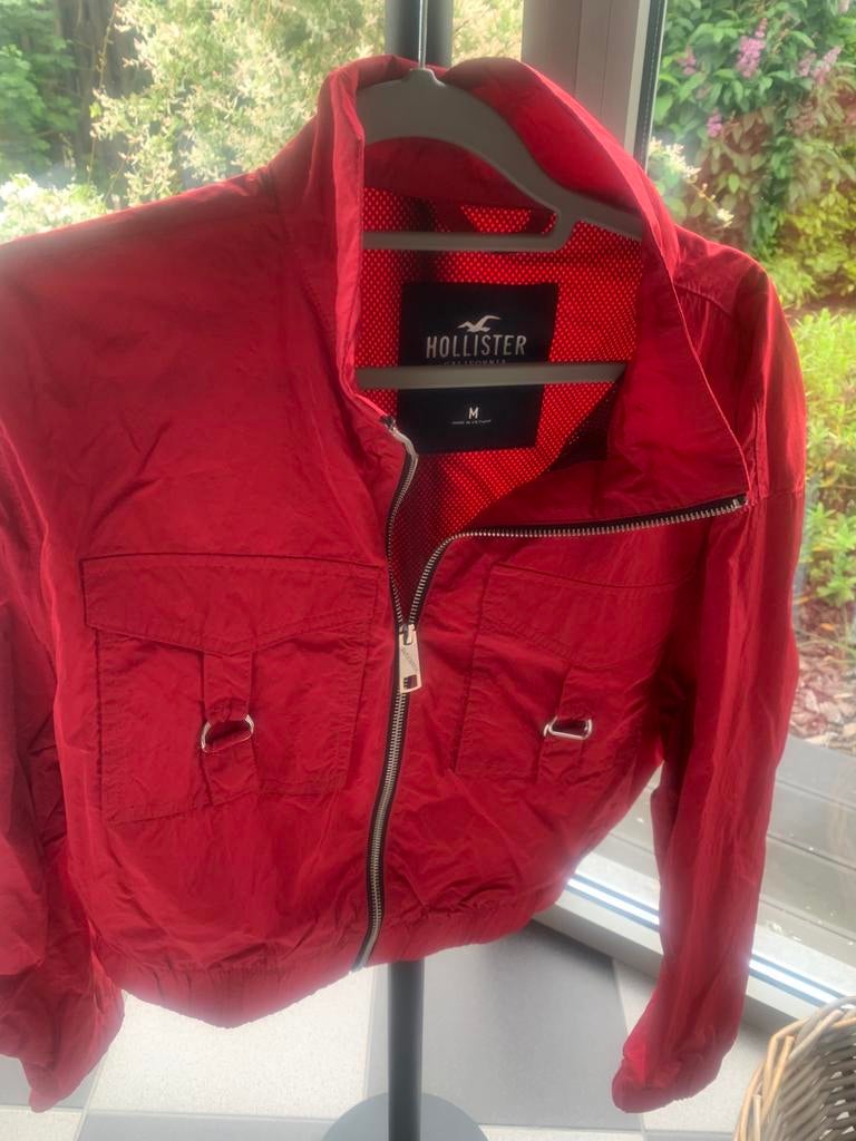 Hollister regenjas maat M, Kleding | Dames, Jassen | Zomer, Ophalen, Zo goed als nieuw, Maat 38/40 (M)