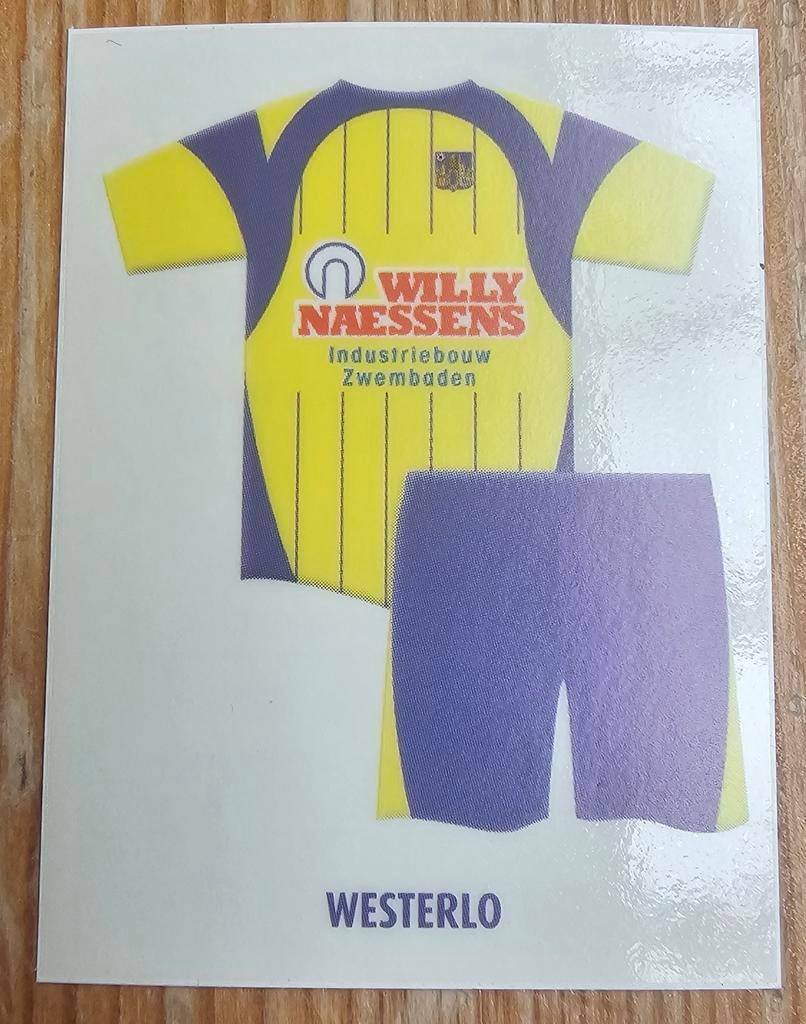 Maillot domicile Panini Football 2010 #434 Westerlo Football, Enlèvement ou Envoi, Comme neuf, Autocollant