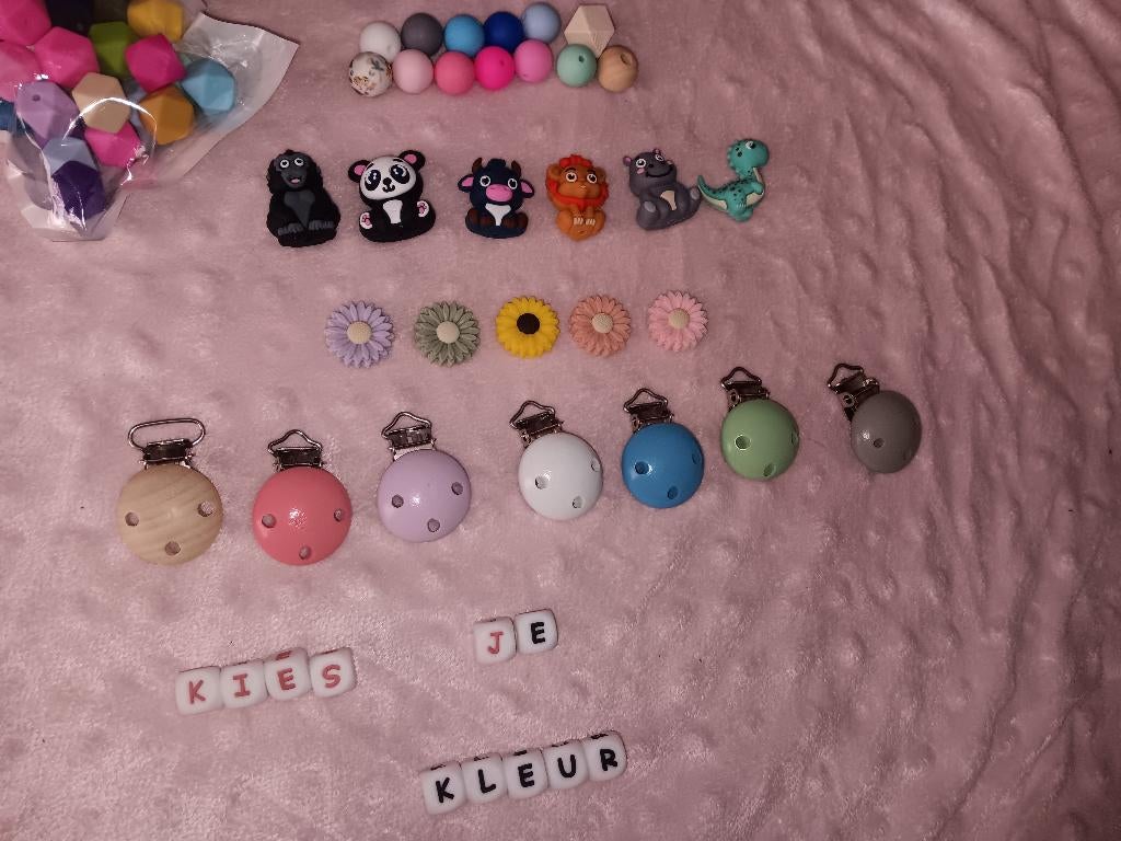 Speenkoort met naam, Kinderen en Baby's, Kraamcadeaus en Geboorteborden, Ophalen of Verzenden, Kraamcadeau